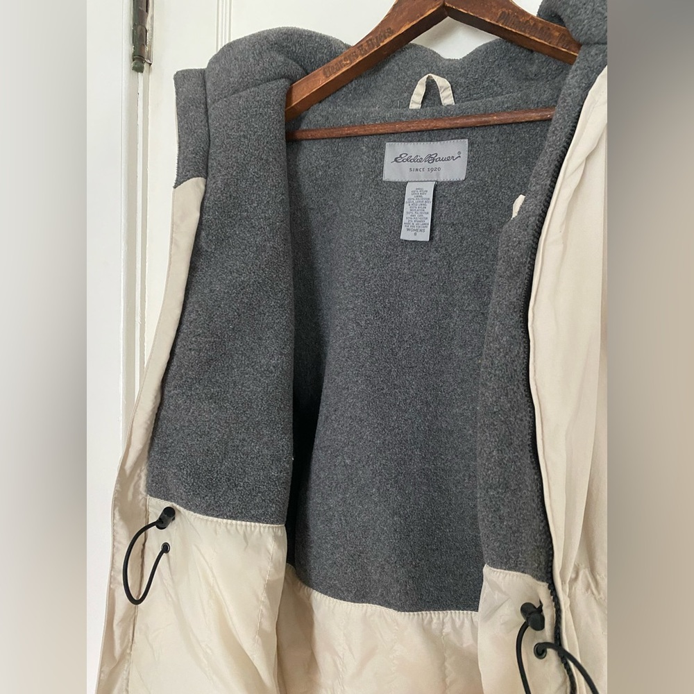 Eddie Bauer fleece-lined hooded Anorak